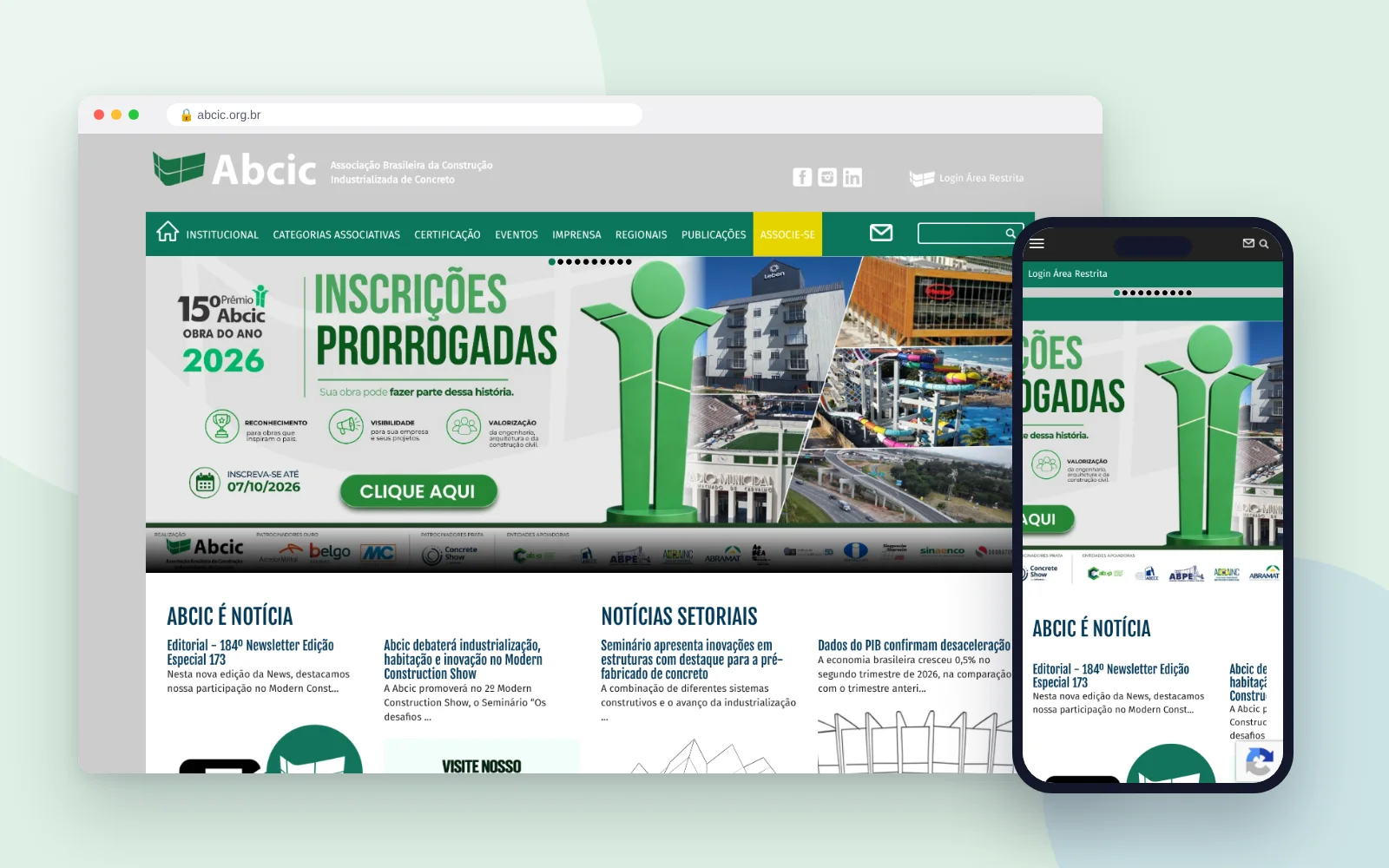 Site da ABCIC